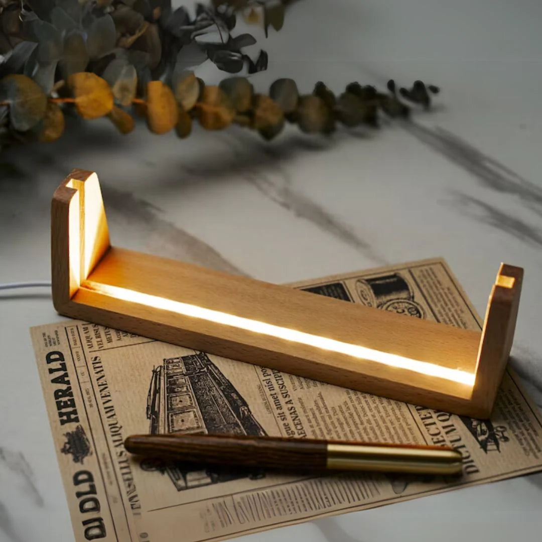 Desk Name Plate With LED Light.