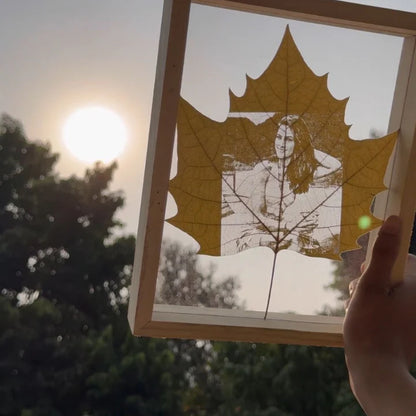 Custom Photo Leaf Engraving