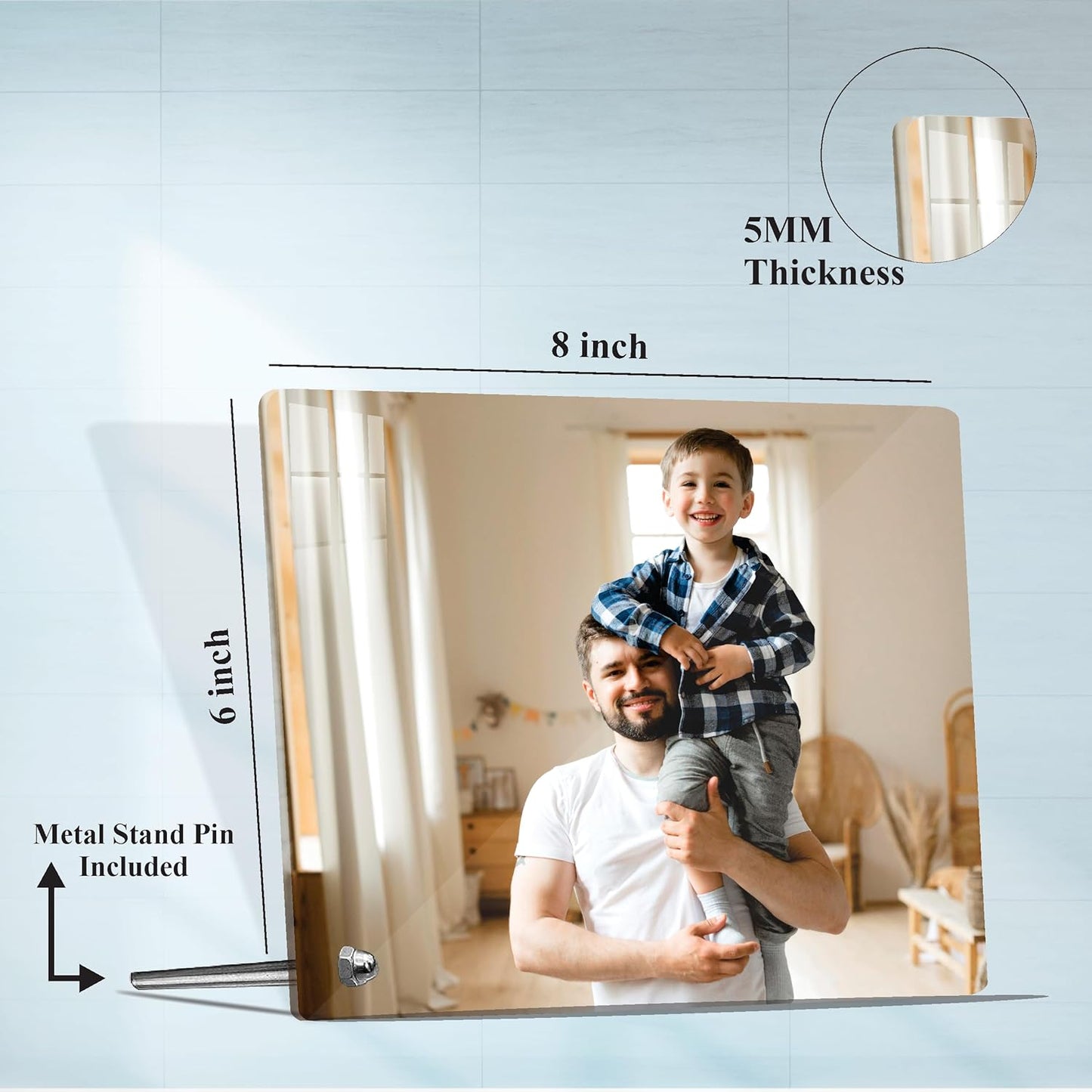 Horizontal Acrylic Photo Frame
