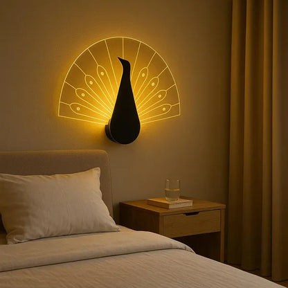 Fanora Peakock Wall Light