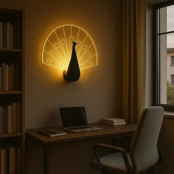 Fanora Peakock Wall Light