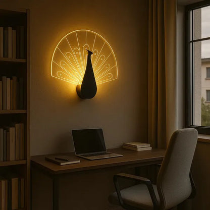 Fanora Peakock Wall Light
