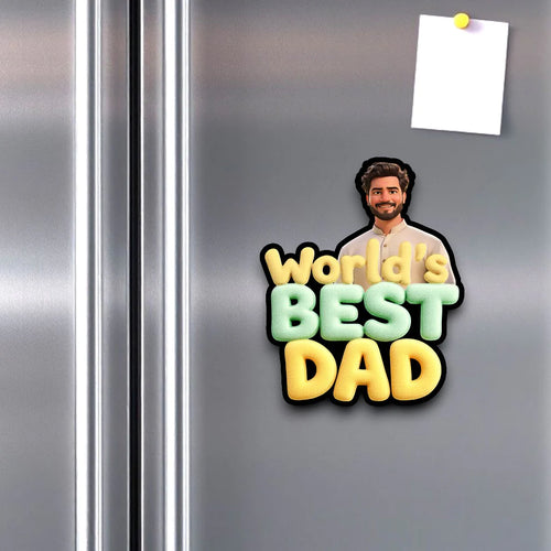 Best Dad- Personalised Fridge Magnet