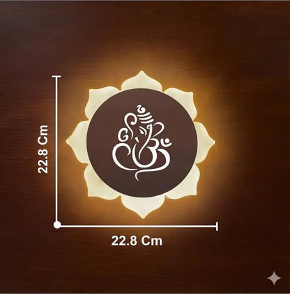 FLOWER GANESH ROSE GOLD WALL LIGHT-15 WATT