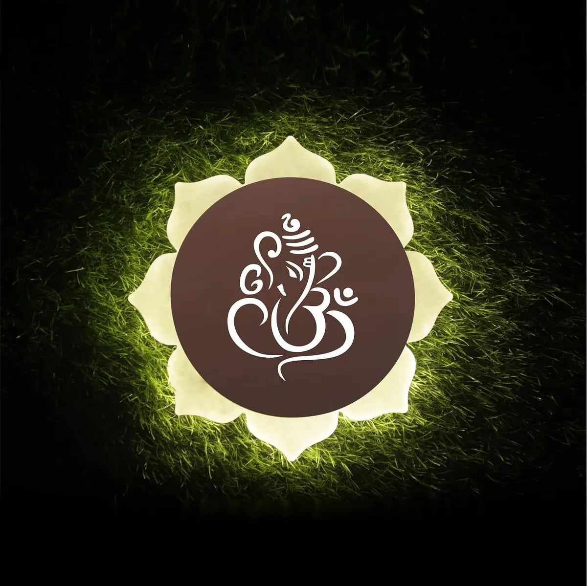 FLOWER GANESH ROSE GOLD WALL LIGHT-15 WATT