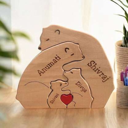 Wood Family Clan- Customize Wooden Puzzle