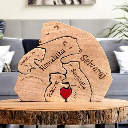 Wood Family Clan- Customize Wooden Puzzle