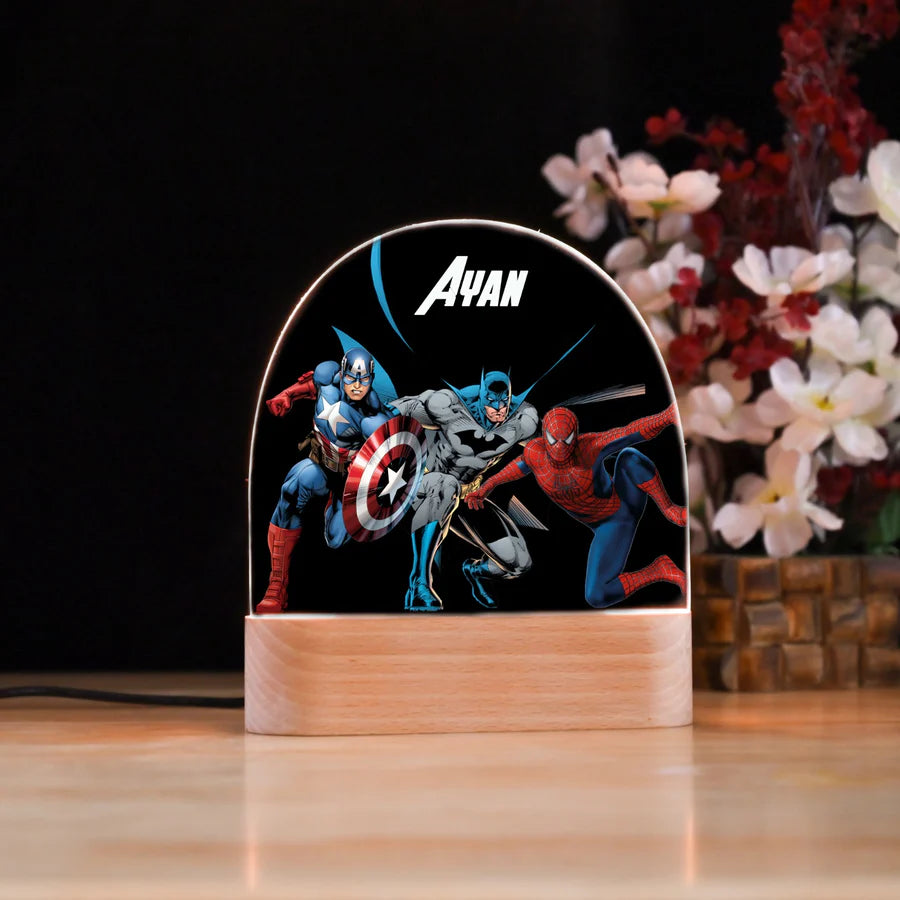 Personalised Animals Kids Night Lamp
