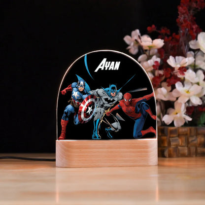 Personalised Animals Kids Night Lamp