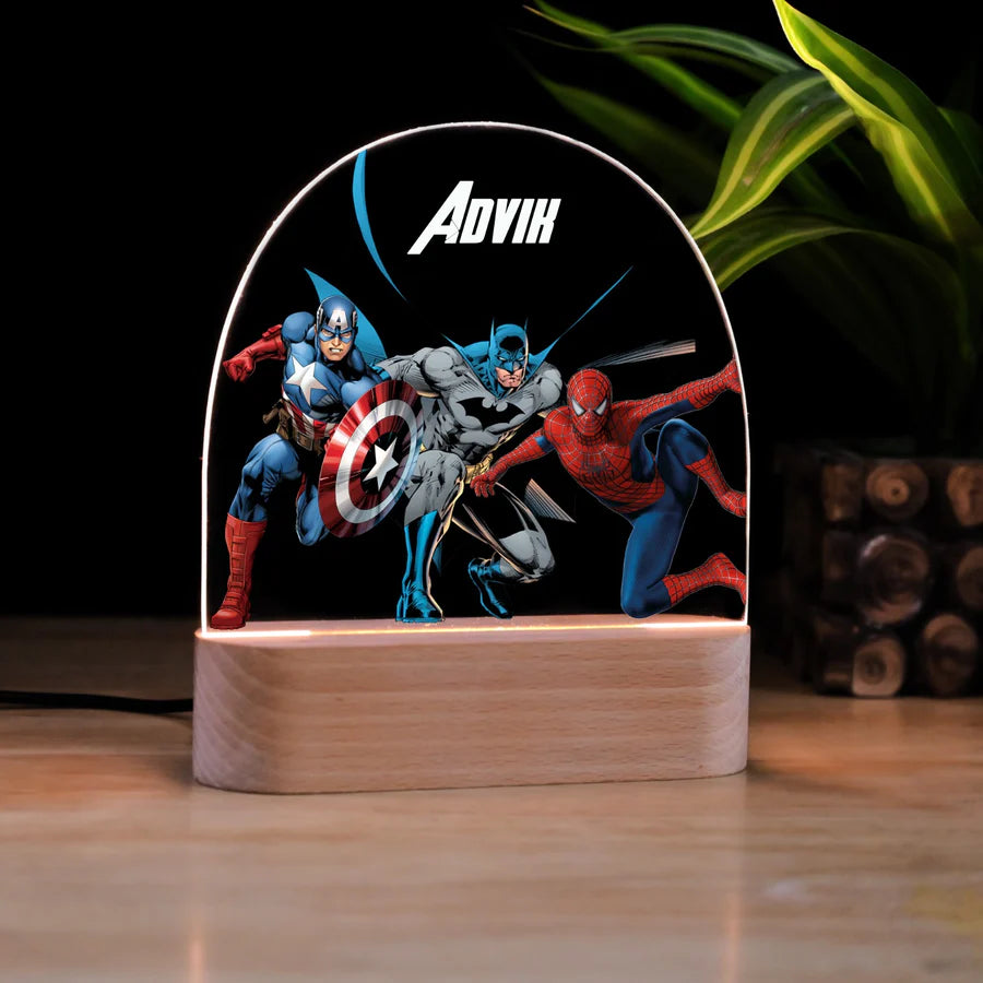 Personalised Animals Kids Night Lamp