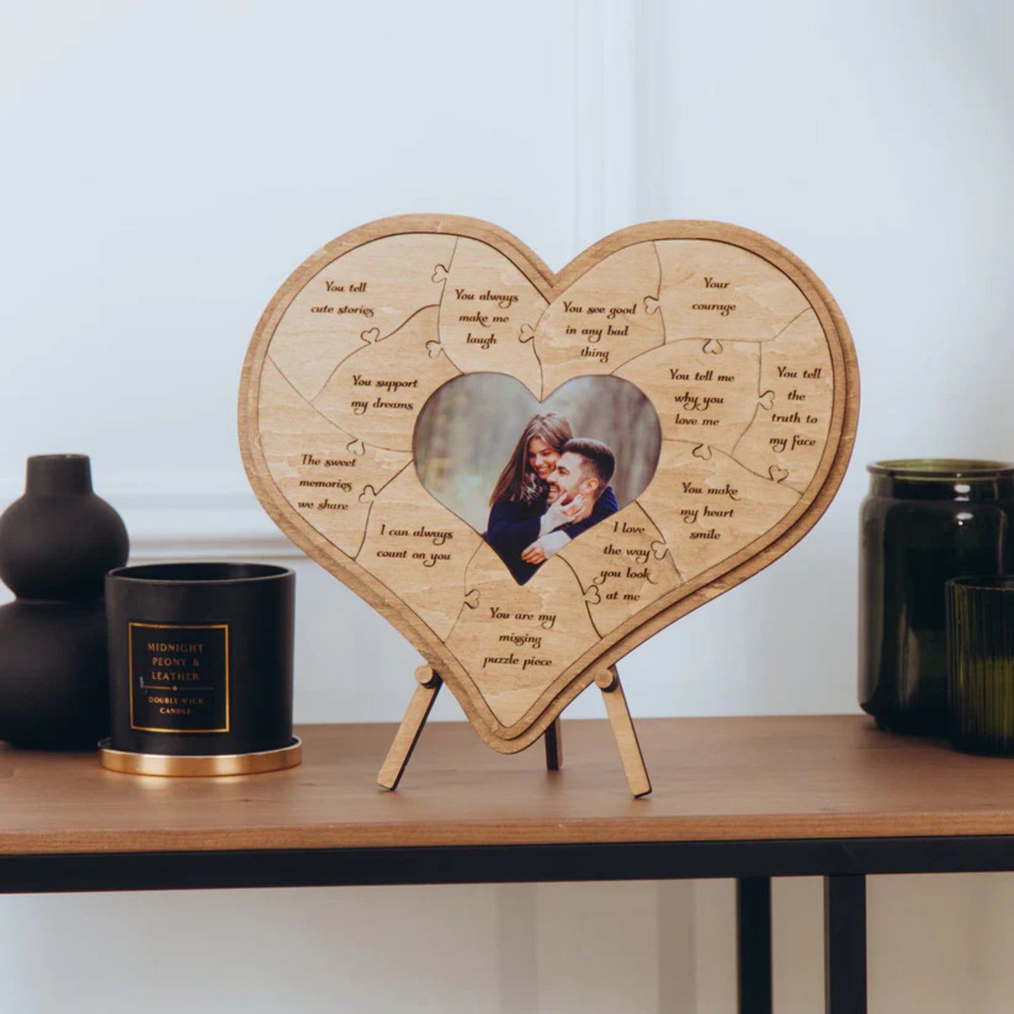 12 Reasons Why I Love You Wooden Puzzle