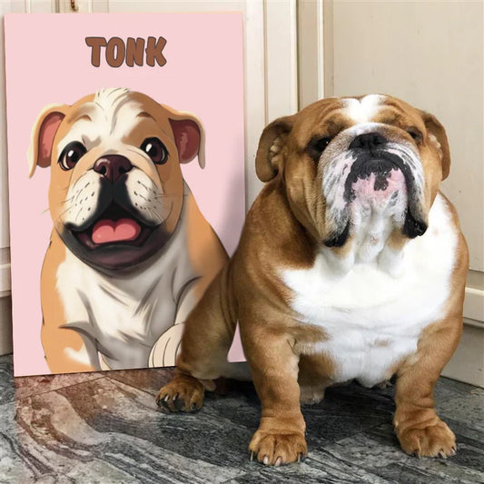 Personalized Pet Art - Canvas