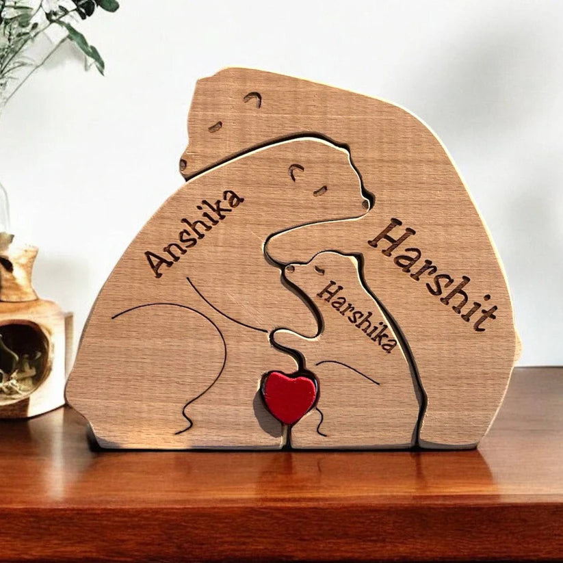 Wood Family Clan- Customize Wooden Puzzle