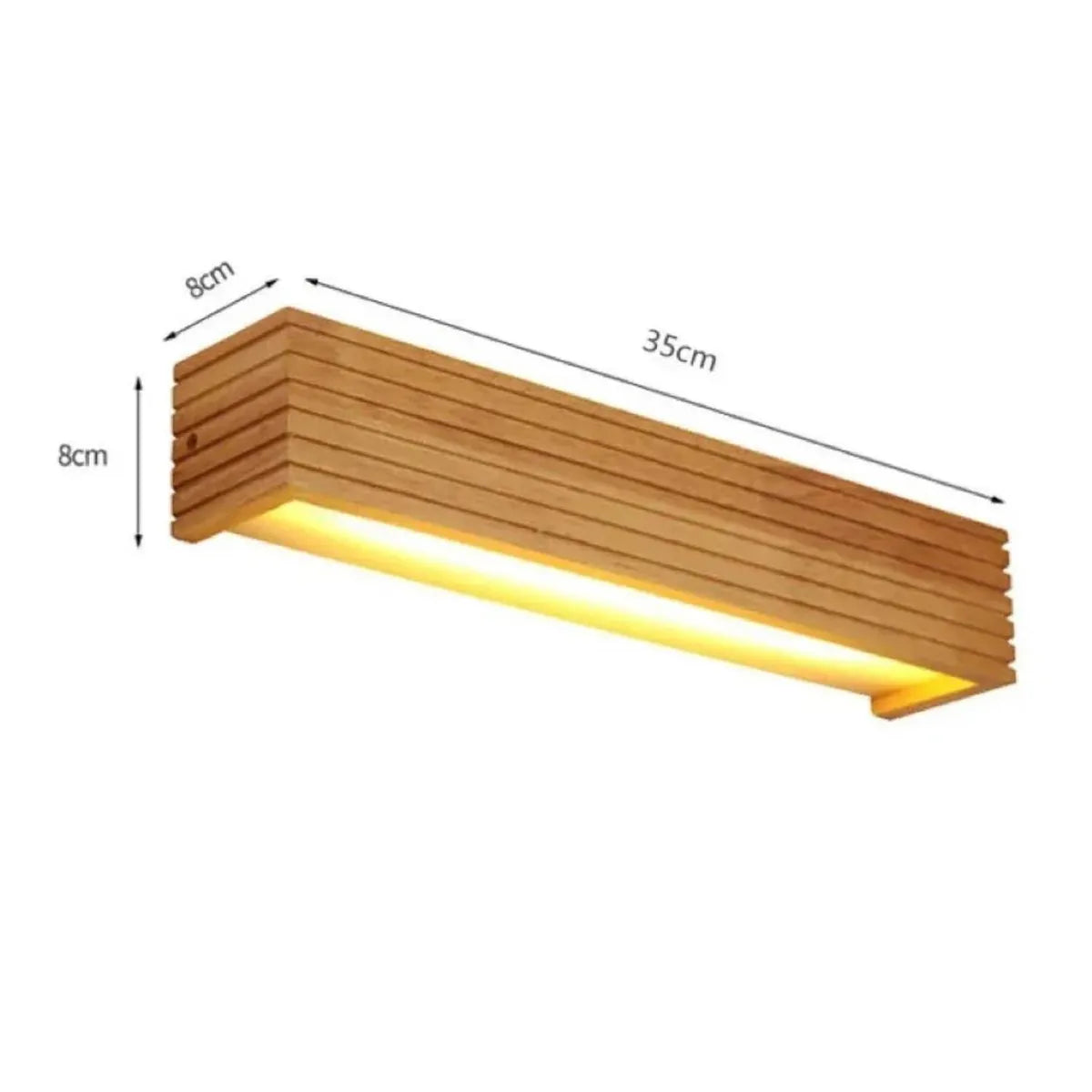 Wooden Wall Light - 14 Watt