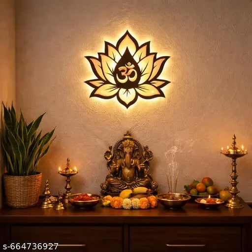 Divine Lotus OM LED Wall Light